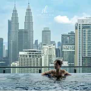  Appartement The Luxe & Colony Klcc Skyline Infinity Pool - 5min To Petronas Tower & Kl Center By The Hub
